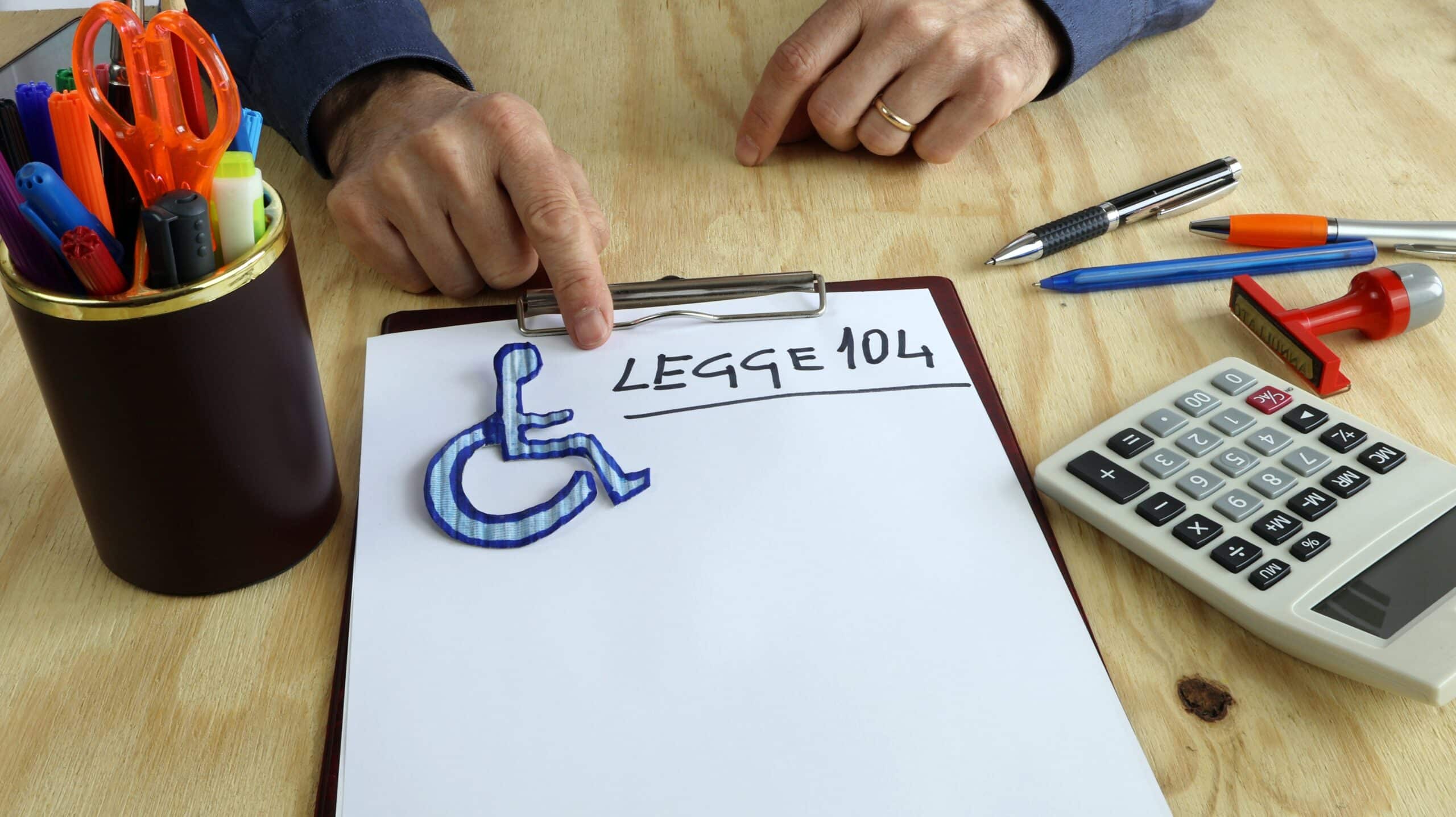 Notizia sulla legge 104 e invalidità