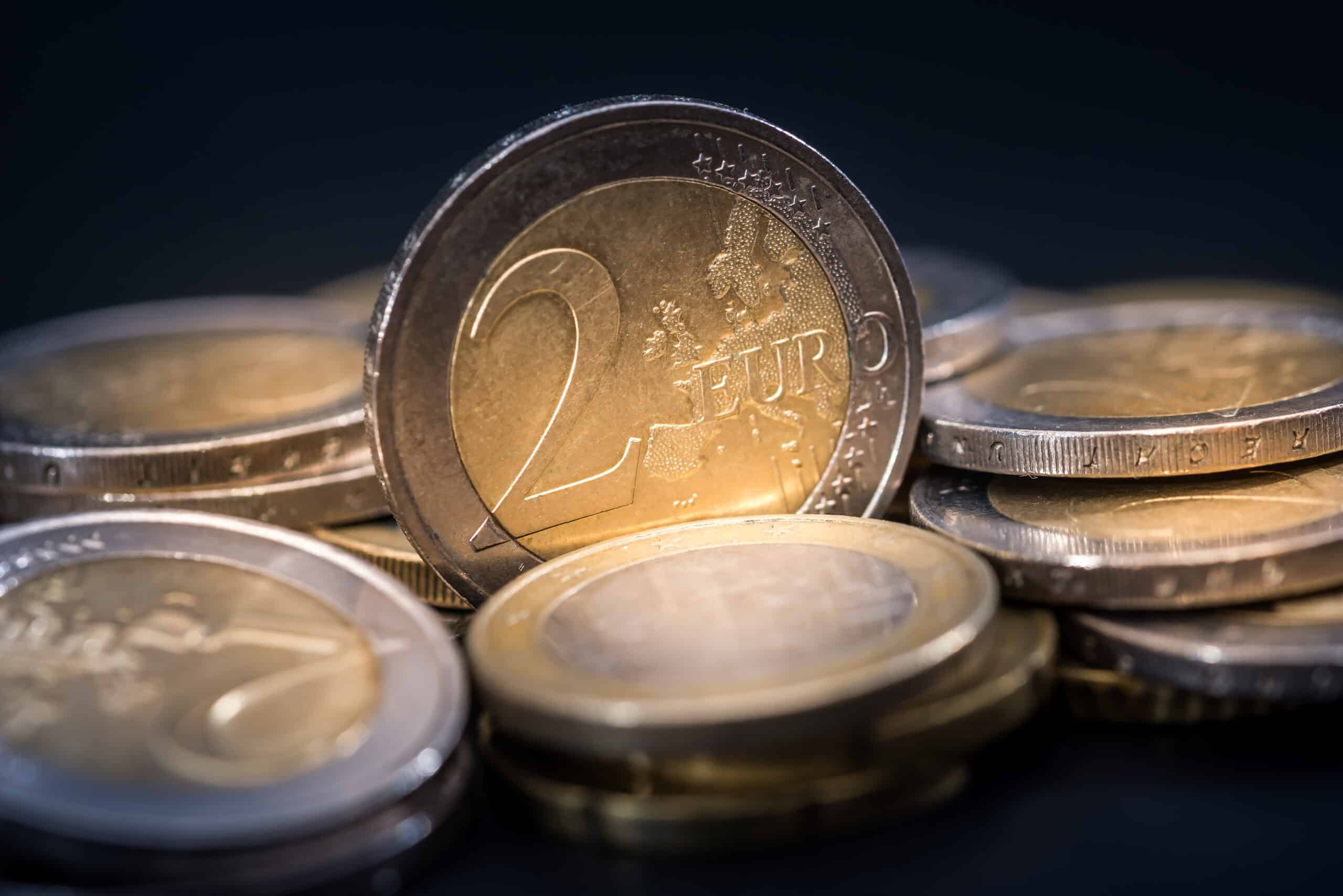 moneta da 2 euro di valore